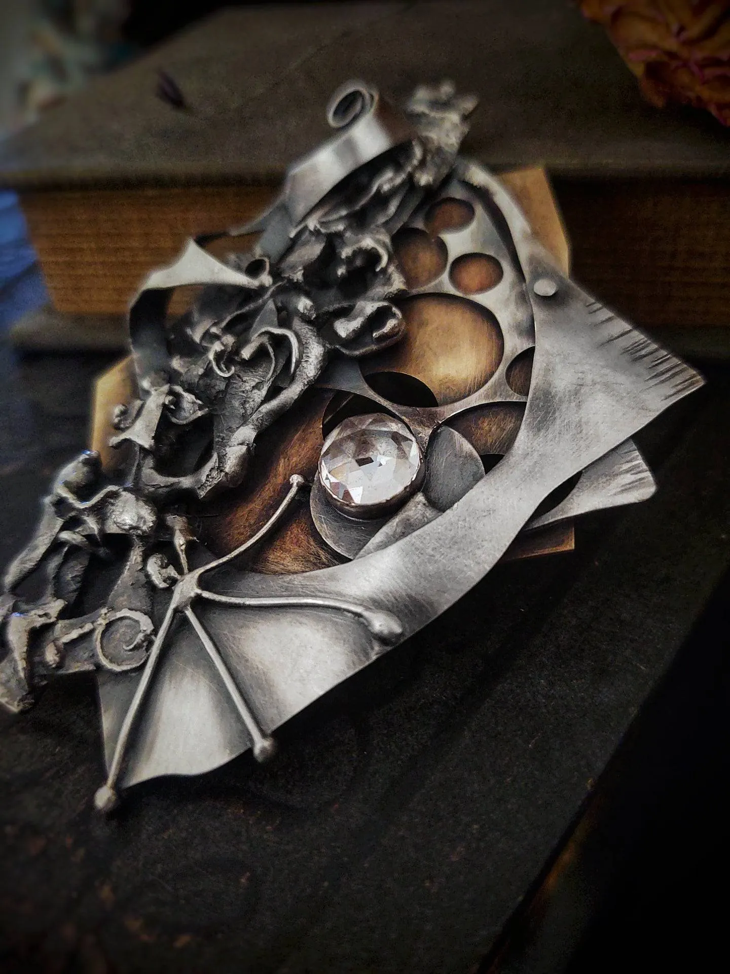 THE HELM - Fine Art Jewelry - Brooch