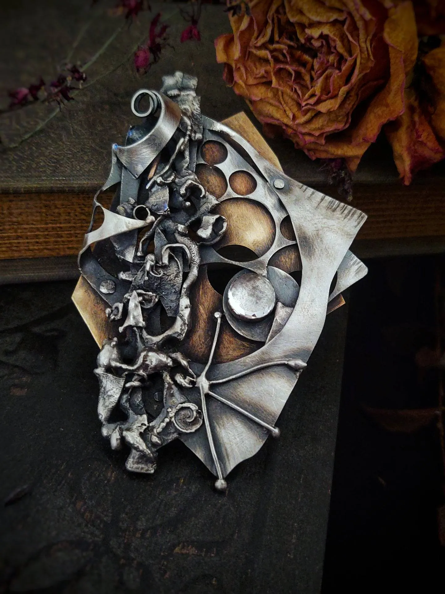 THE HELM - Fine Art Jewelry - Brooch