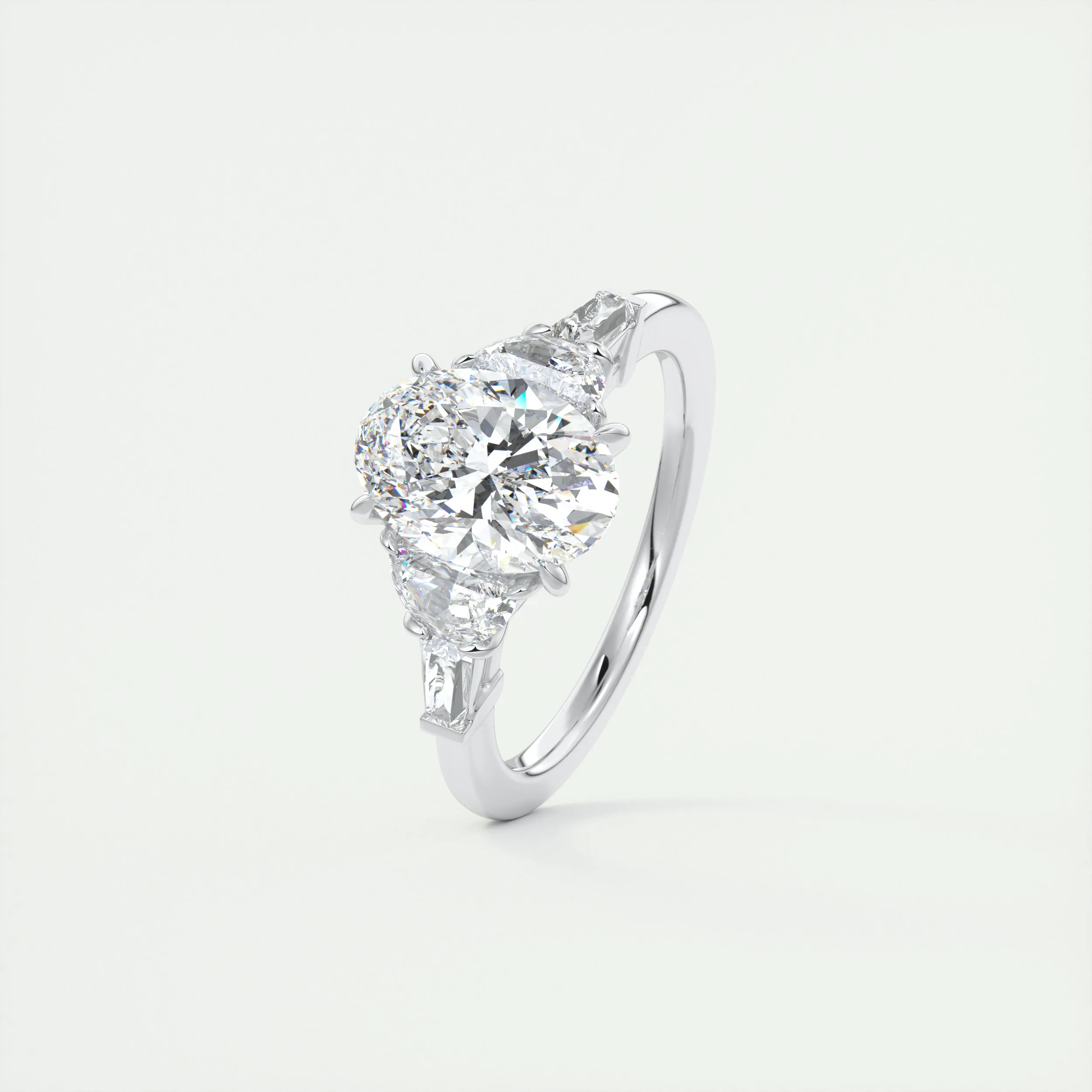 The Nouveau Five Stone | Oval