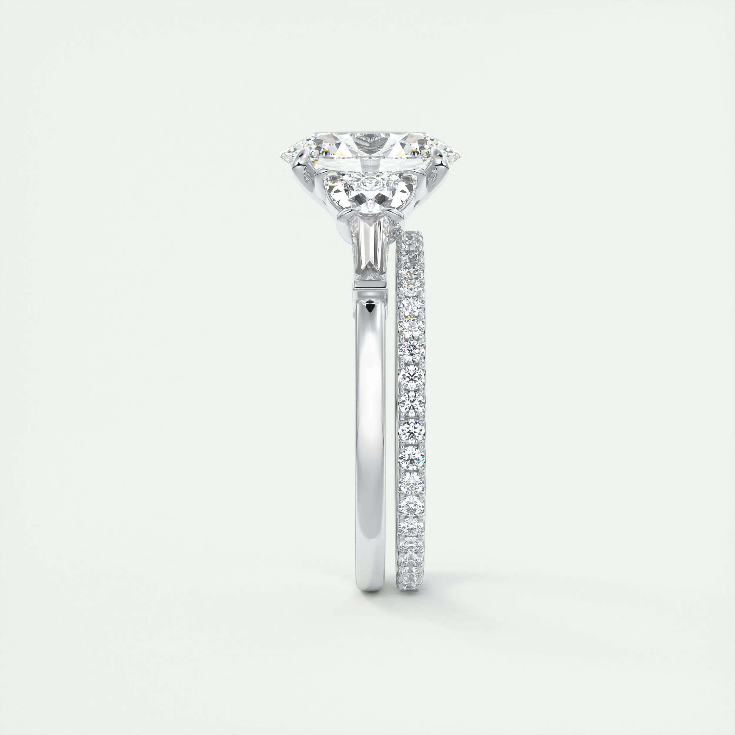 The Nouveau Five Stone | Oval