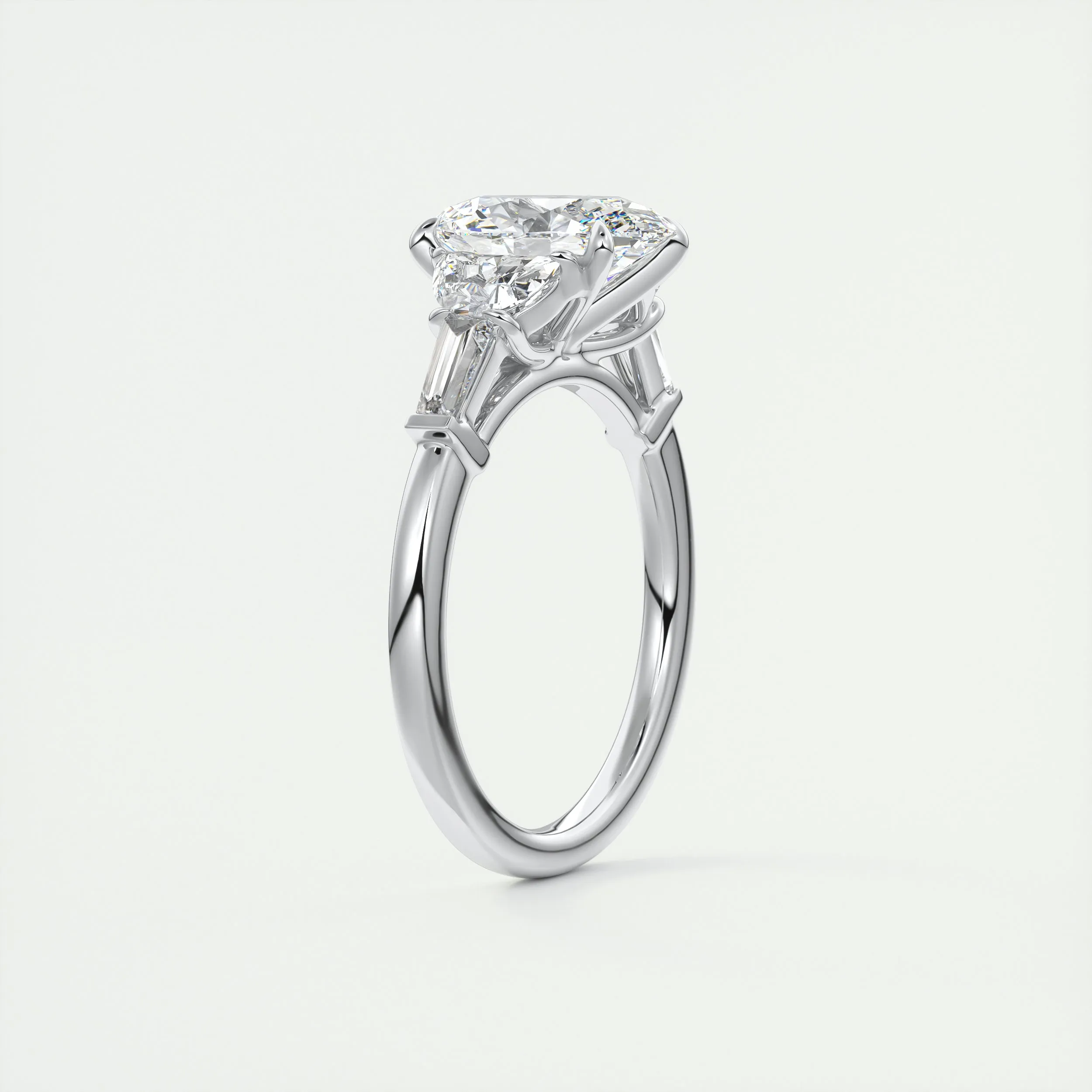 The Nouveau Five Stone | Oval