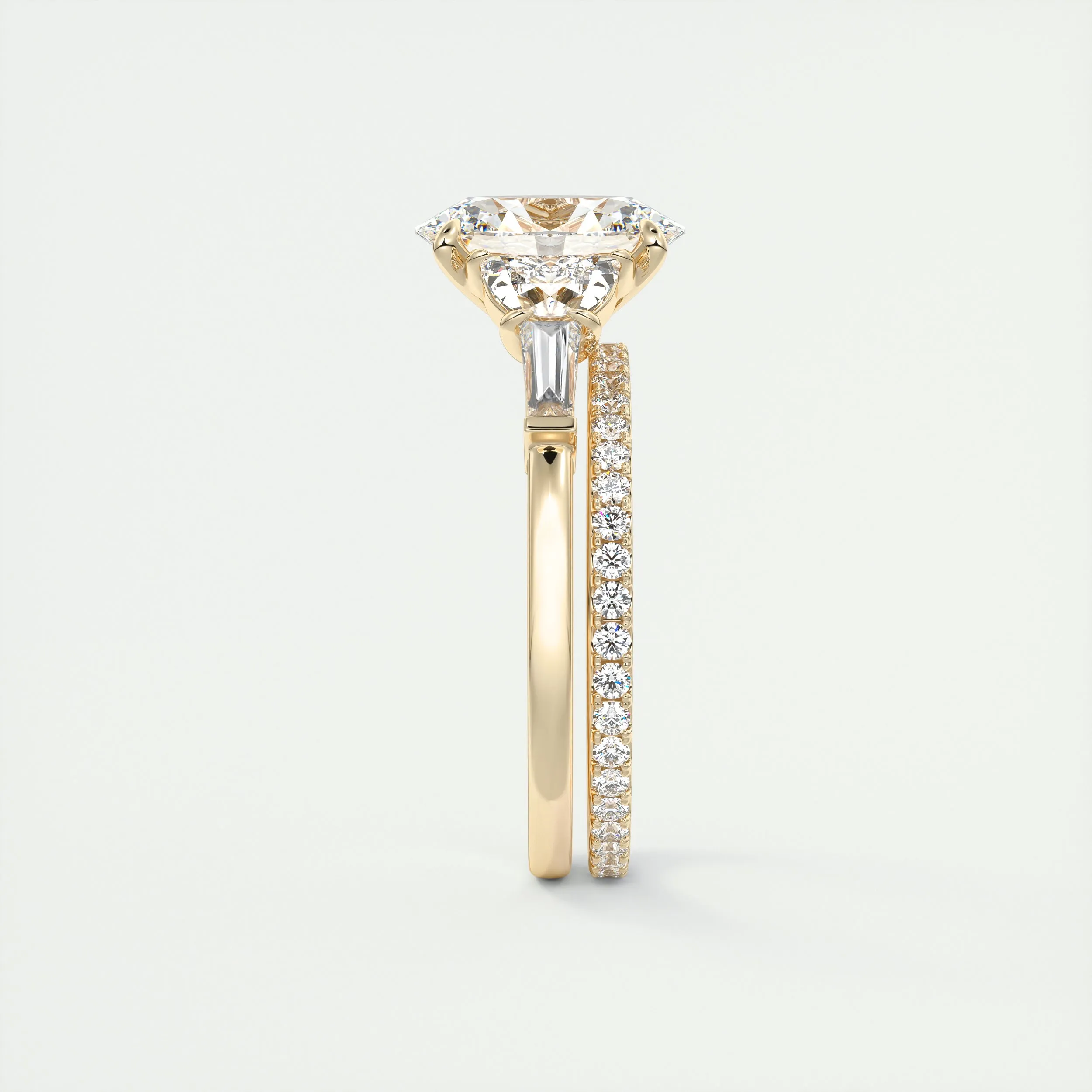 The Nouveau Five Stone | Oval