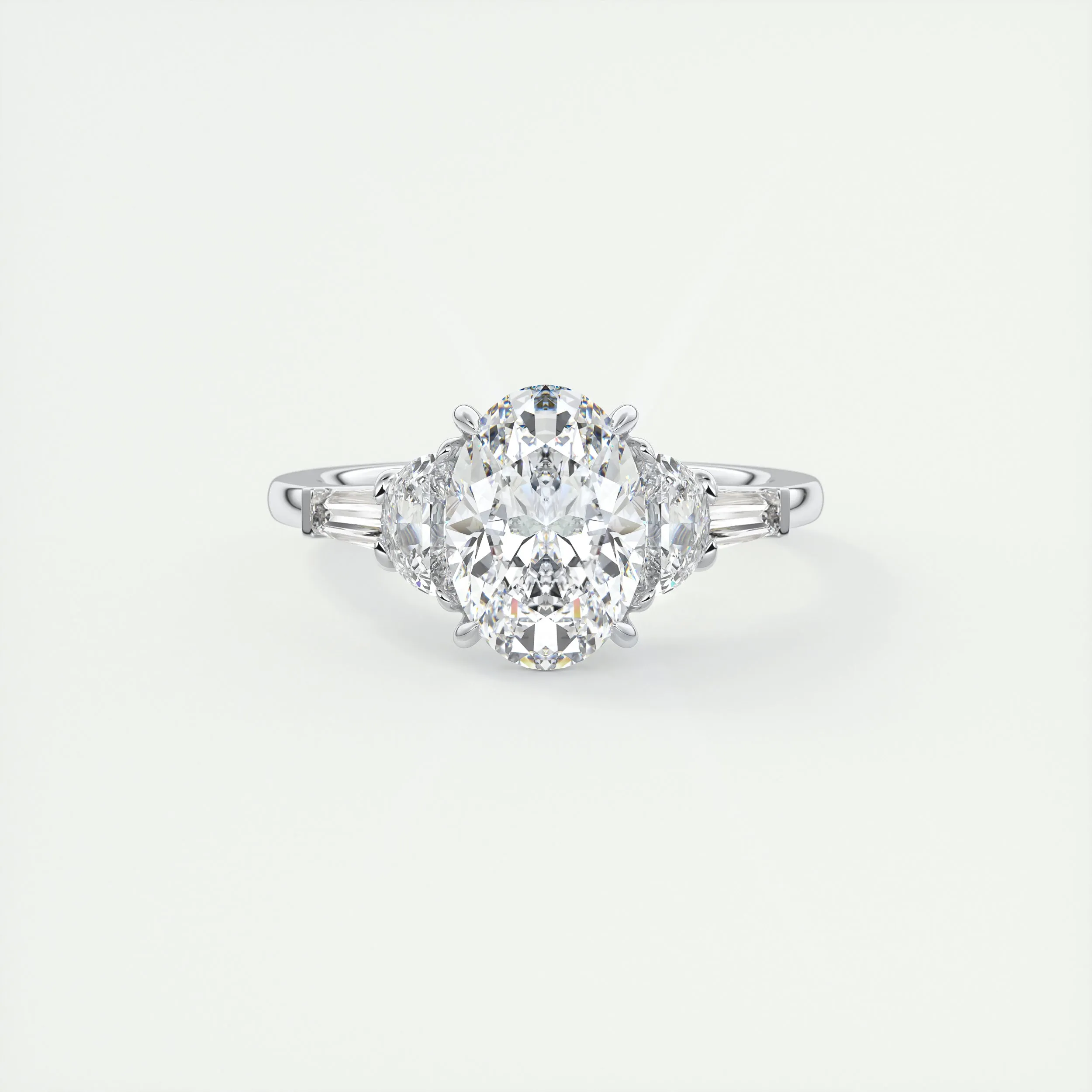 The Nouveau Five Stone | Oval