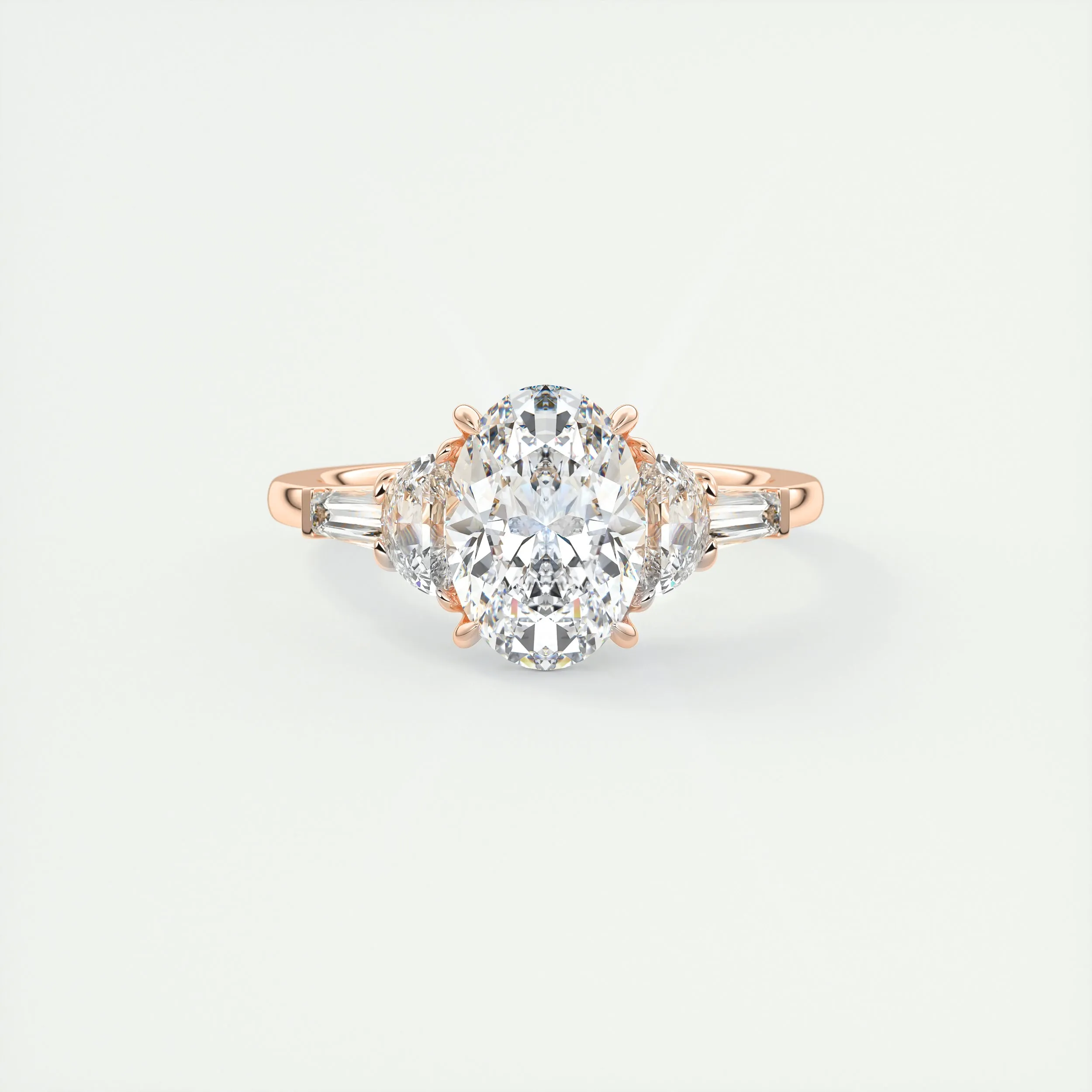The Nouveau Five Stone | Oval