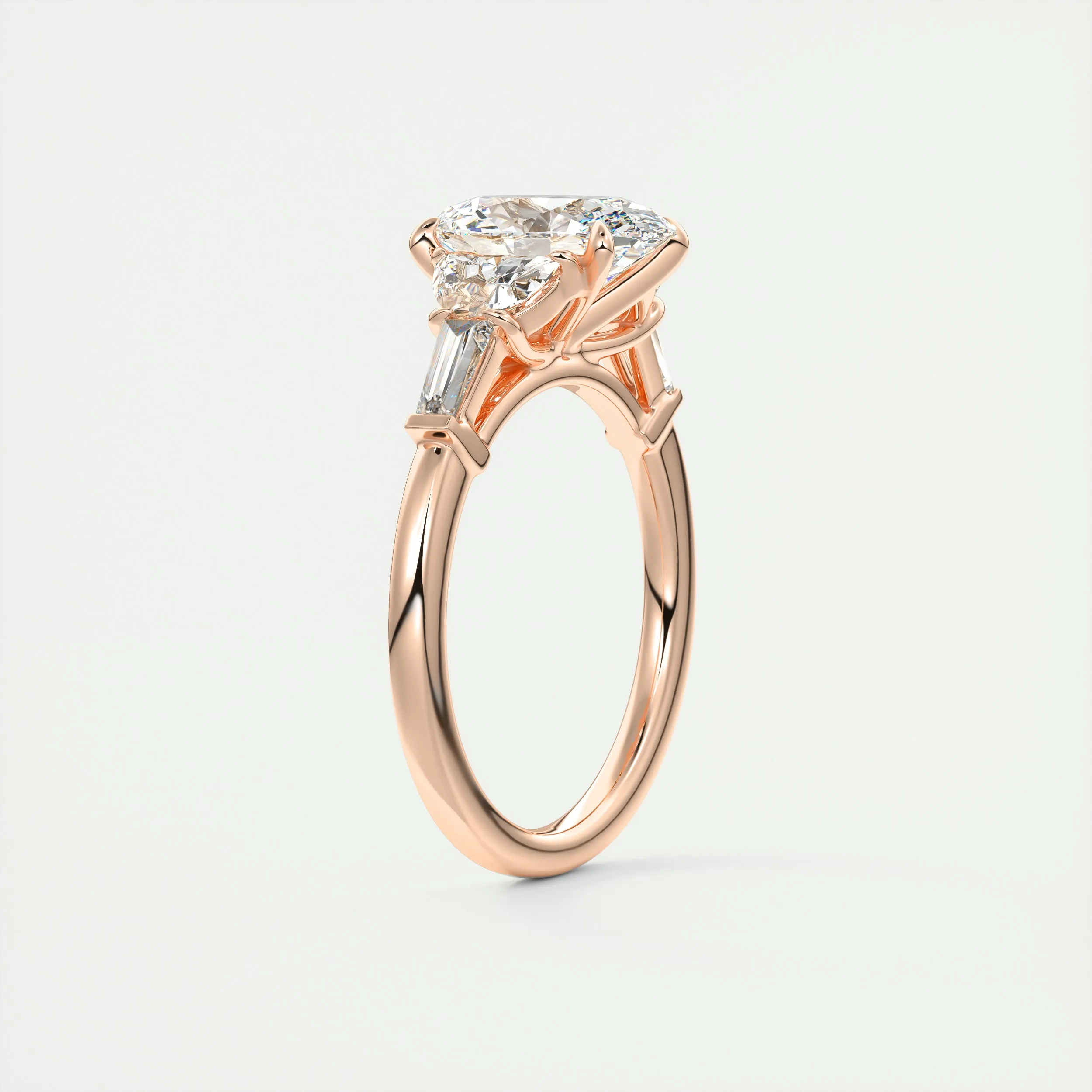The Nouveau Five Stone | Oval