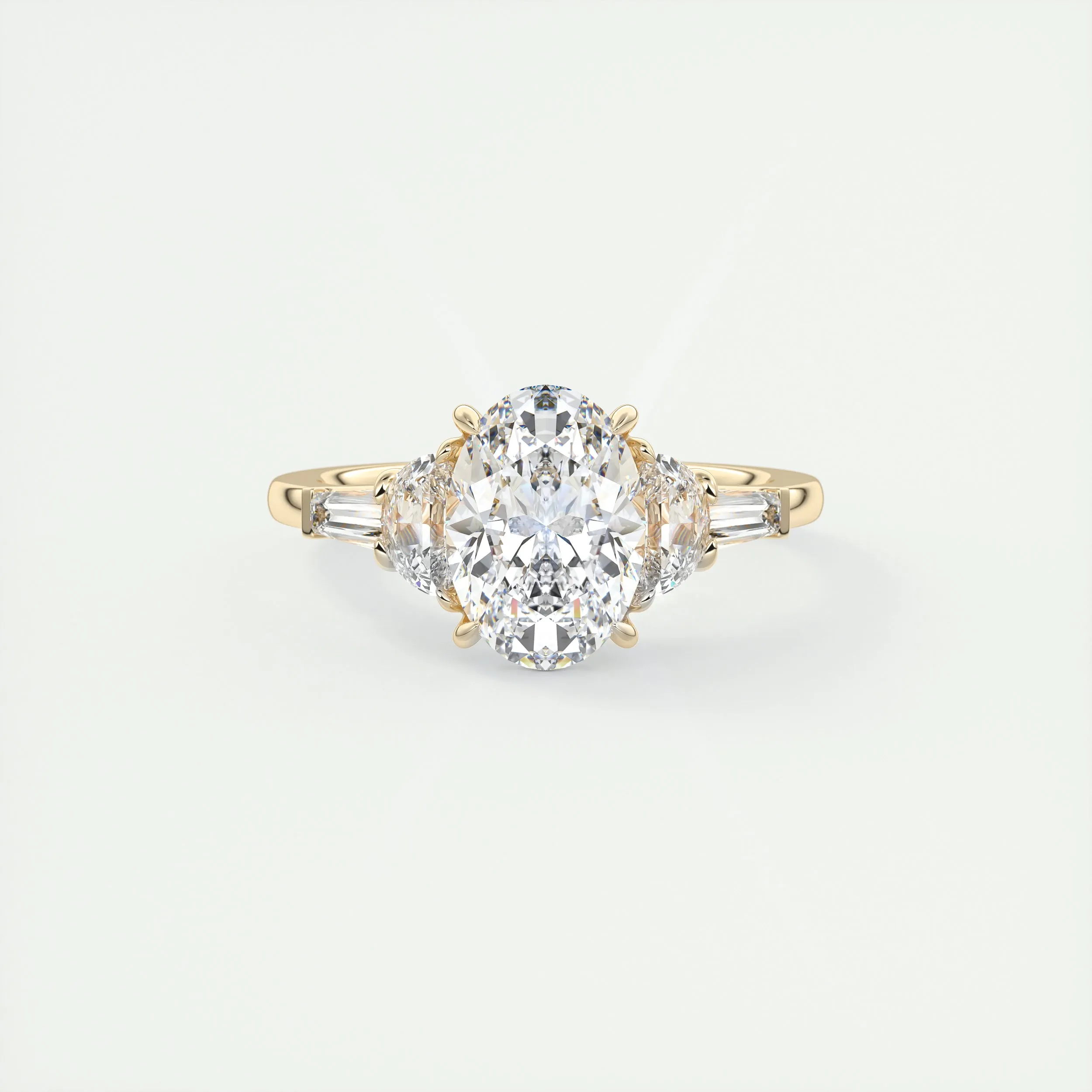 The Nouveau Five Stone | Oval