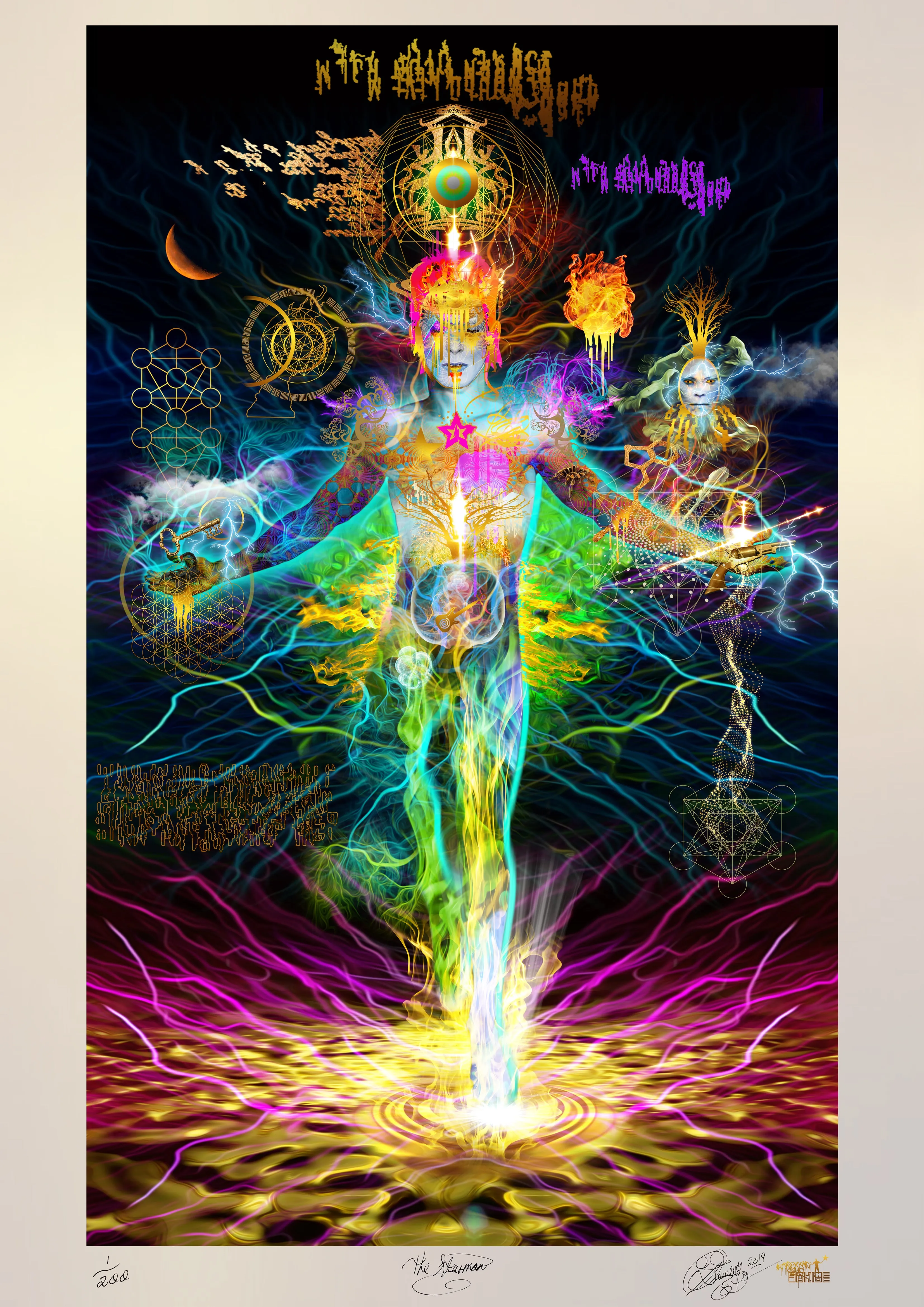 THE STARMAN Limited Edition Museum Quality Print (Special Metallic)