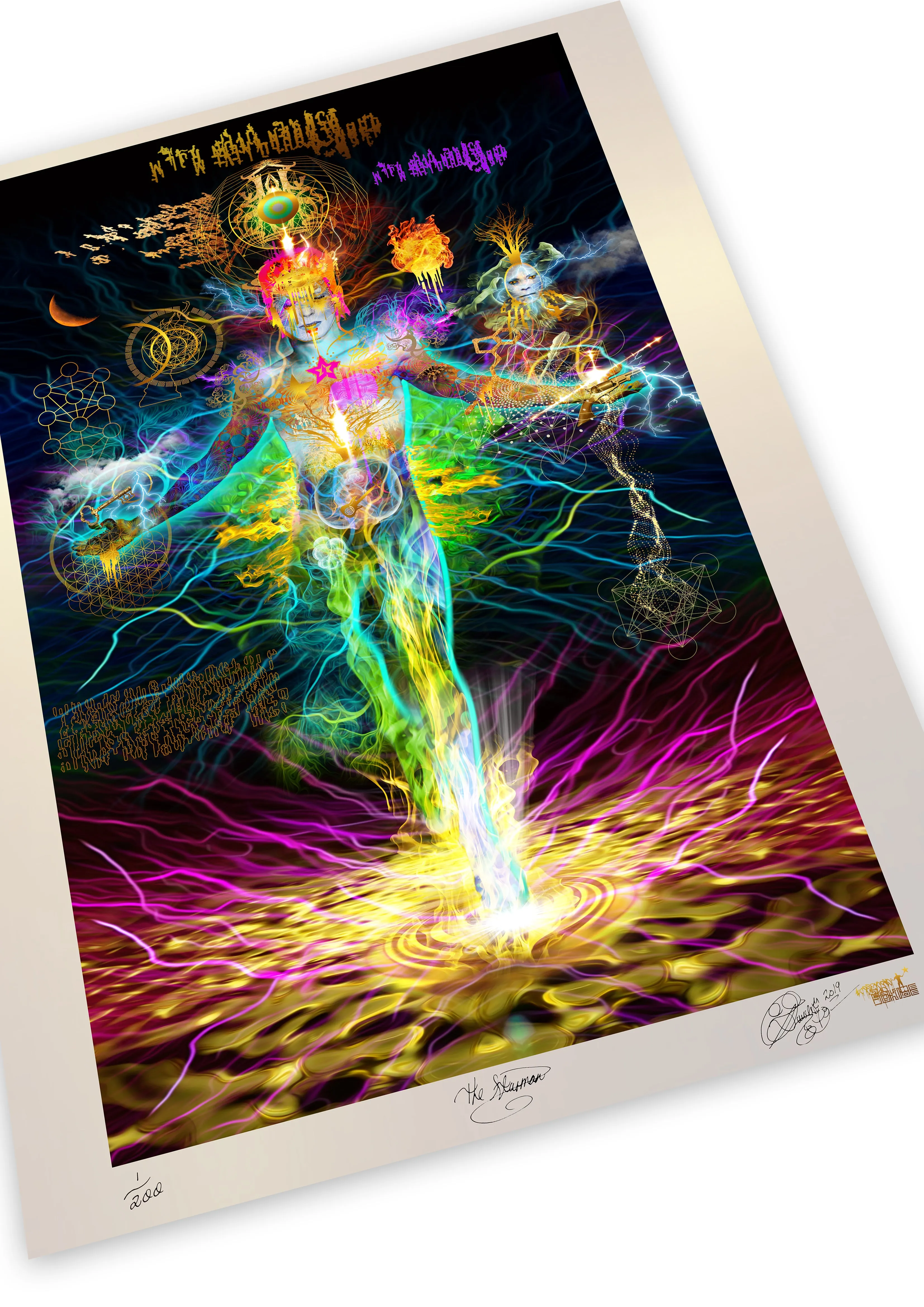 THE STARMAN Limited Edition Museum Quality Print (Special Metallic)
