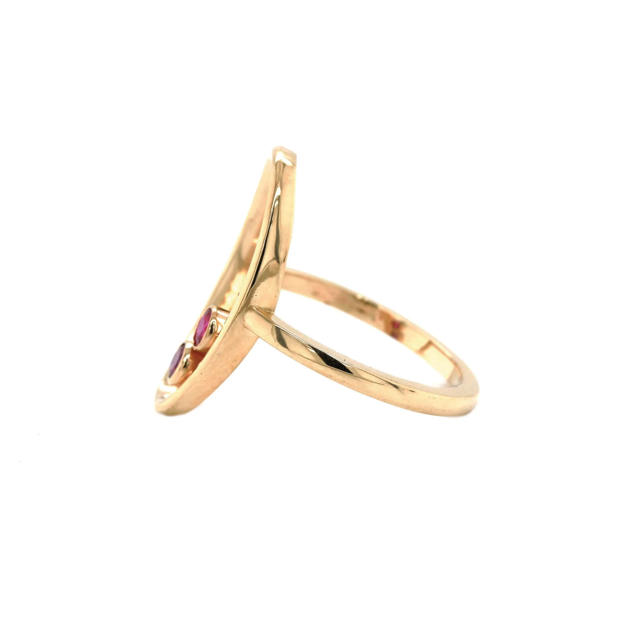 The Zuri Ring with Amethyst & Ruby