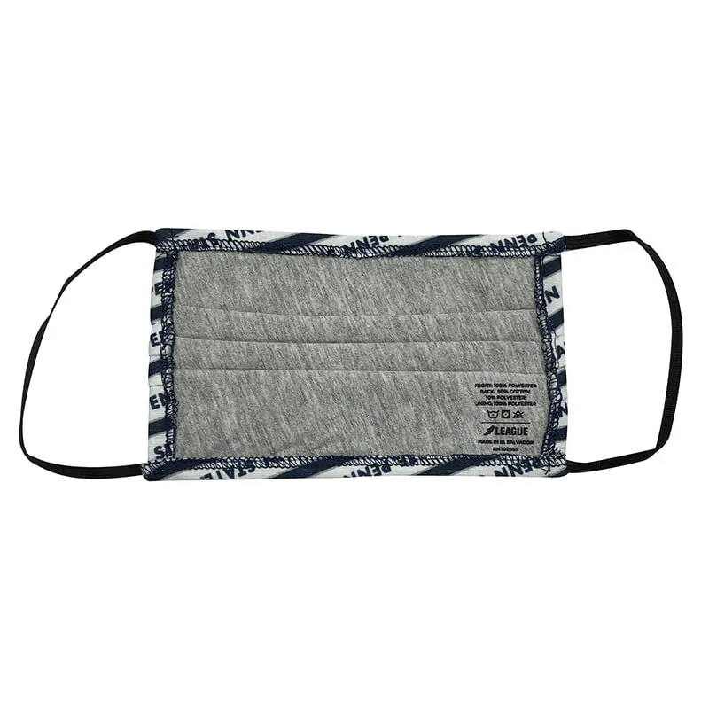 Three Layer Penn State Face Mask