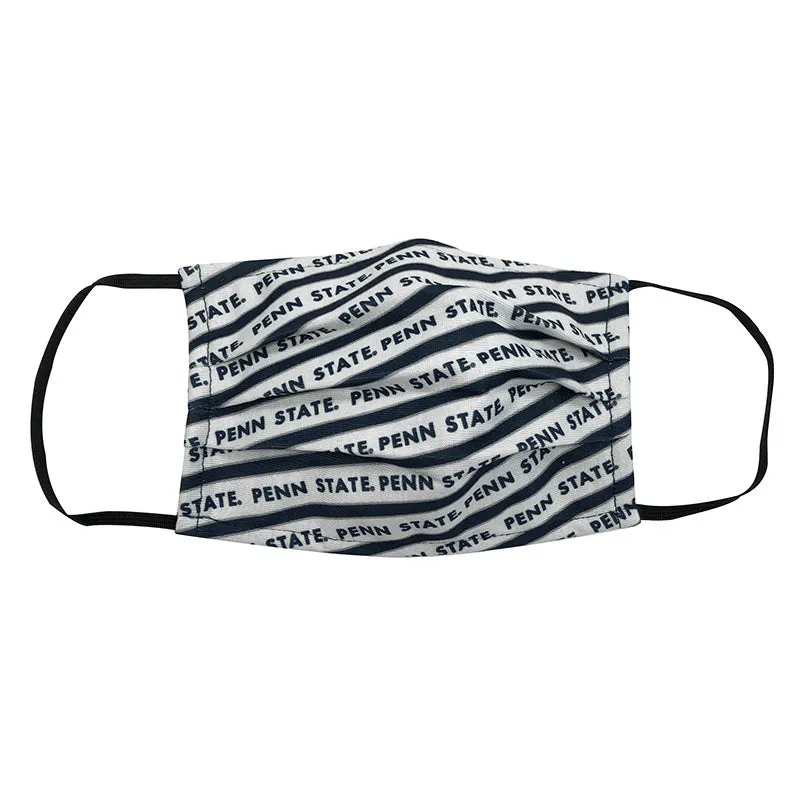 Three Layer Penn State Face Mask