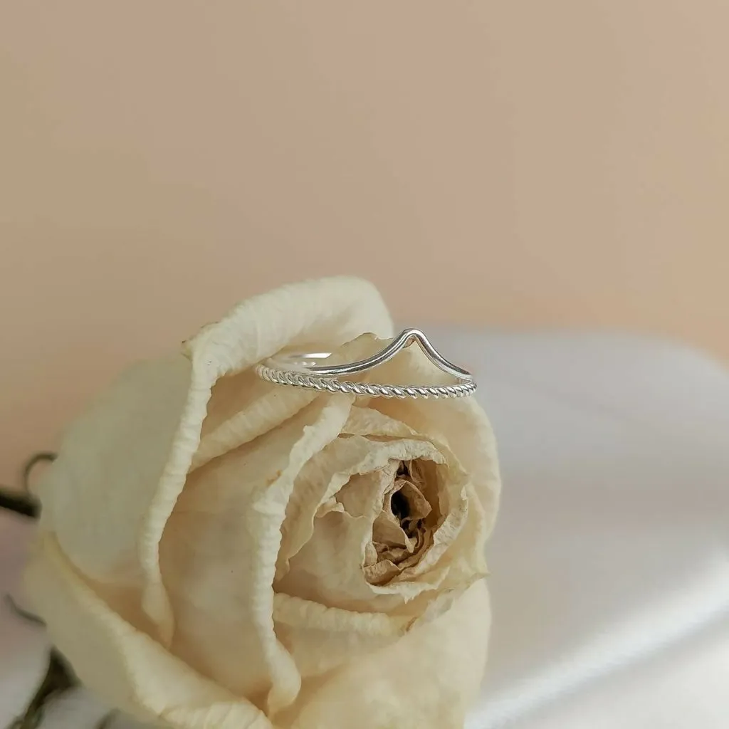 Tied Up Sterling Silver Ring