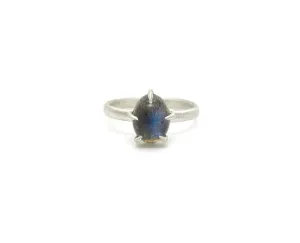 Tiny Labradorite Vanity Ring