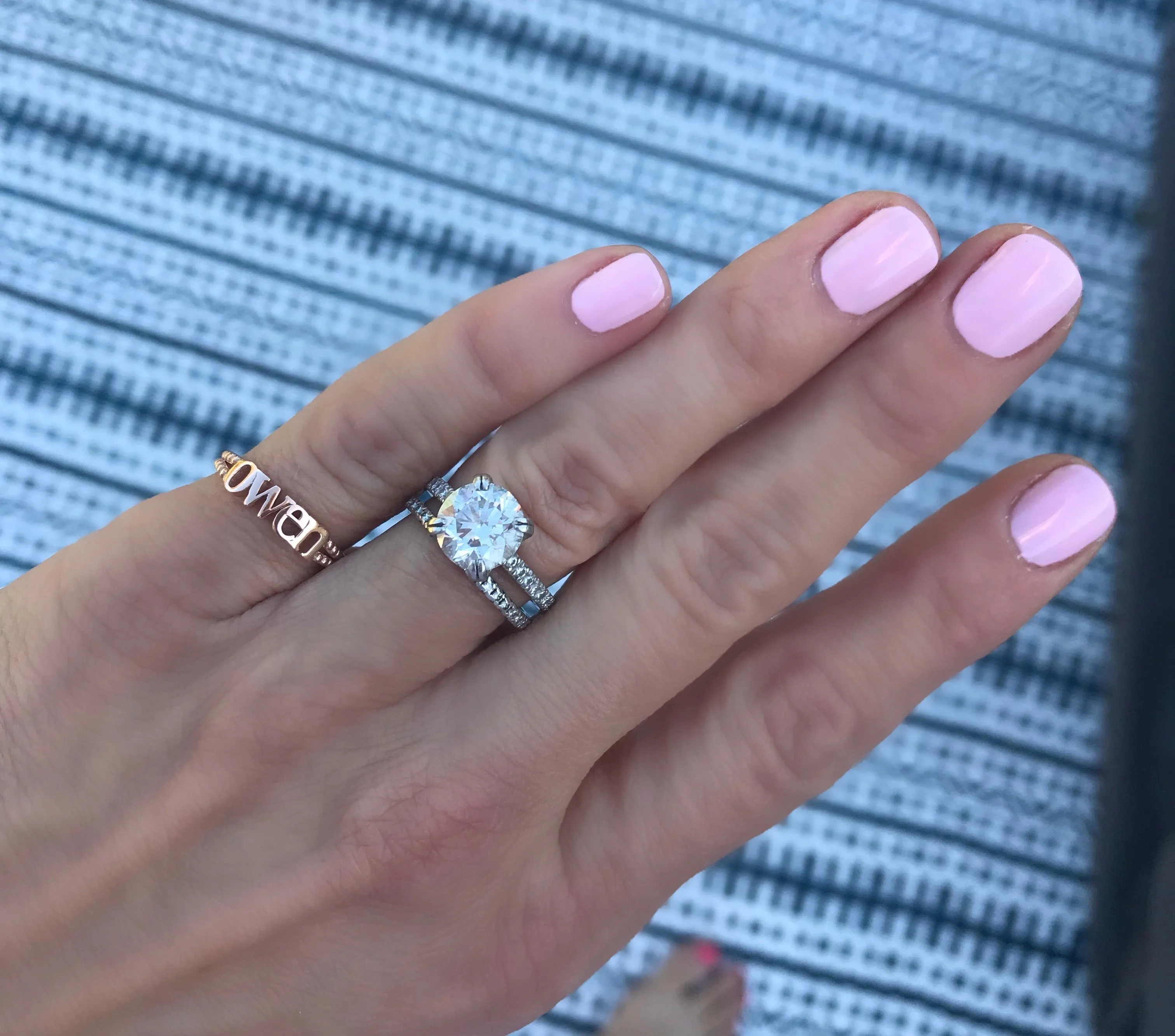 Tiny Name Ring