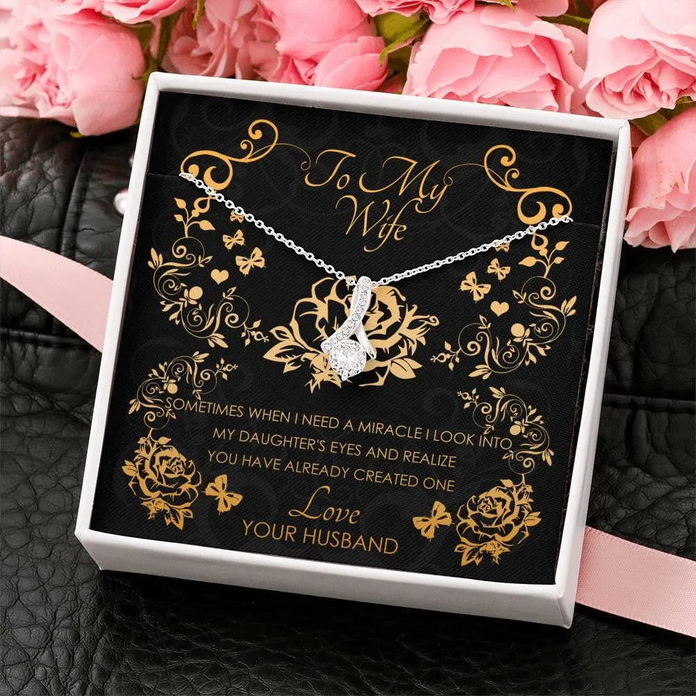 To My Wife Alluring Beauty Necklace