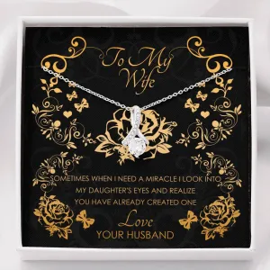 To My Wife Alluring Beauty Necklace