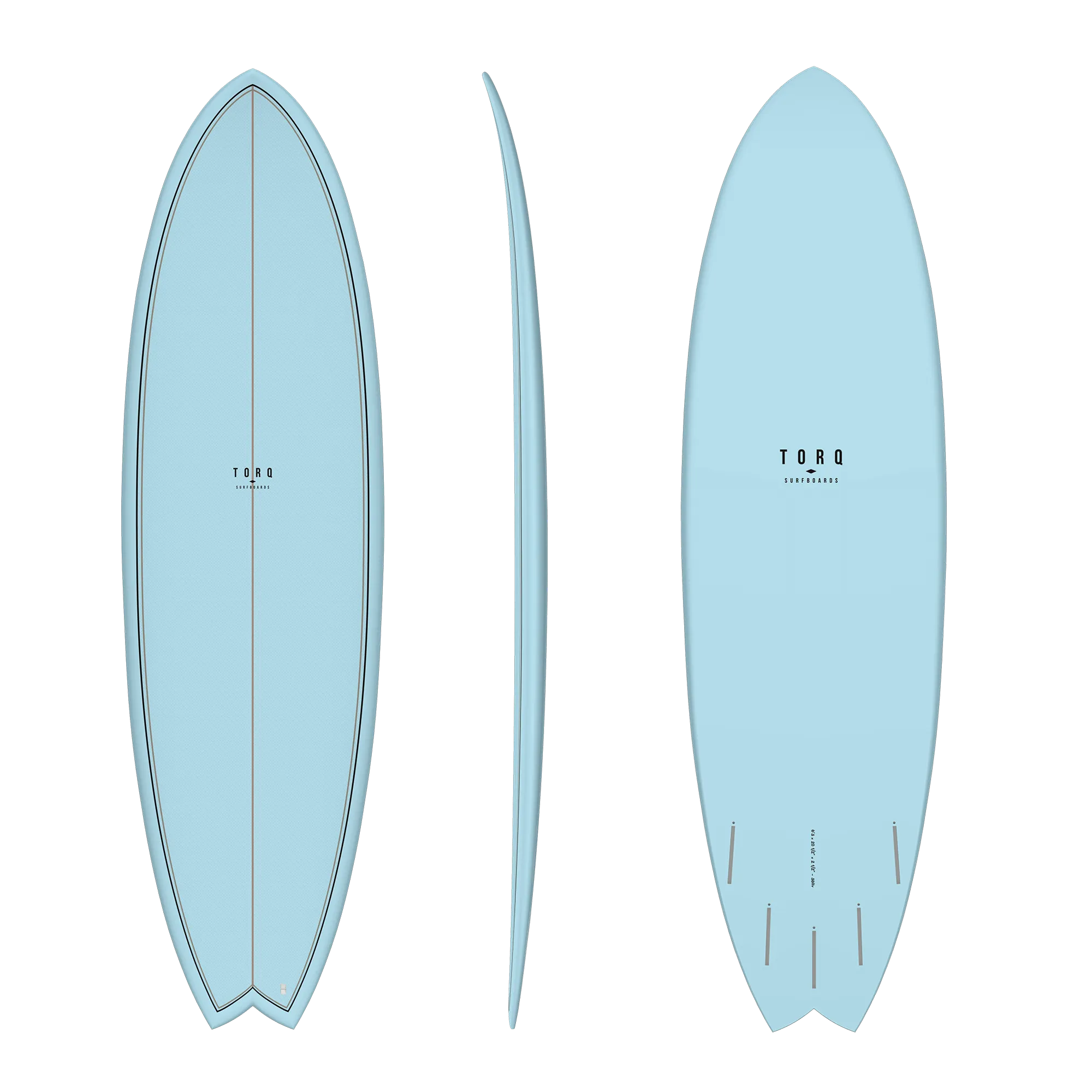 TORQ TET 7'2" MOD FISH - CLASSIC BLUE