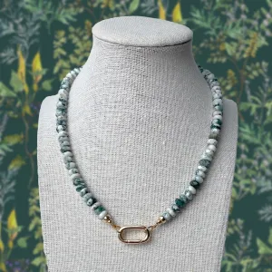 Tree Jasper 'Nature Vibes' Gemstone Necklace