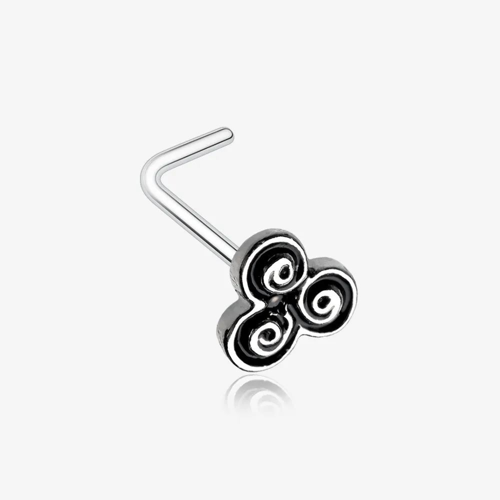 Trilogy Filigree Icon L-Shaped Nose Ring