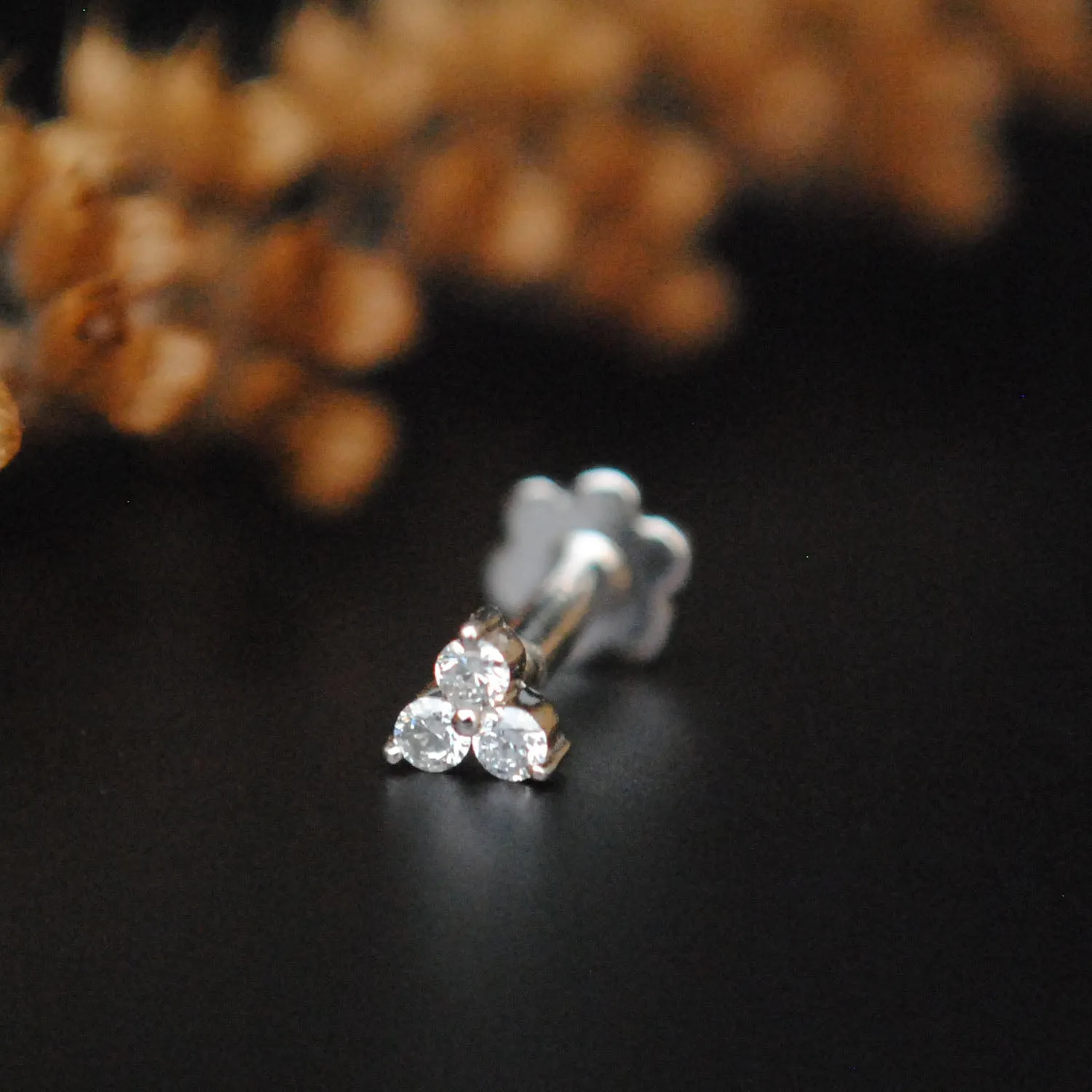 Trinity Diamond Stud