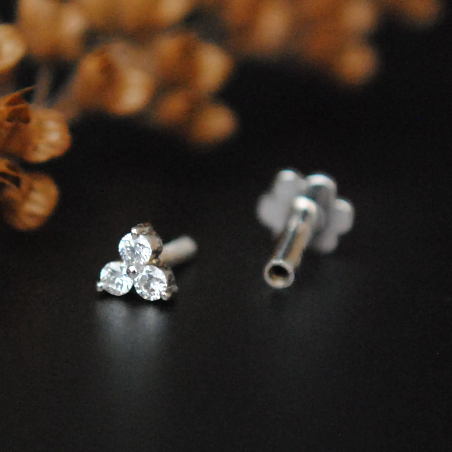 Trinity Diamond Stud
