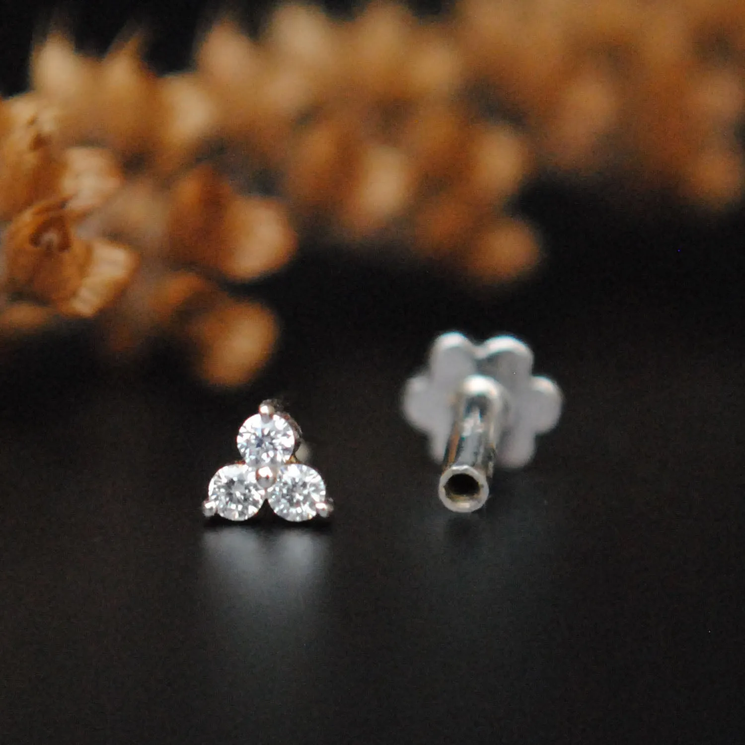 Trinity Diamond Stud