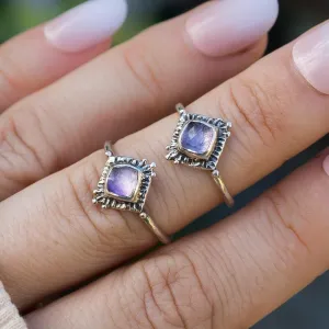 TRINITY / Pink Amethyst Ring