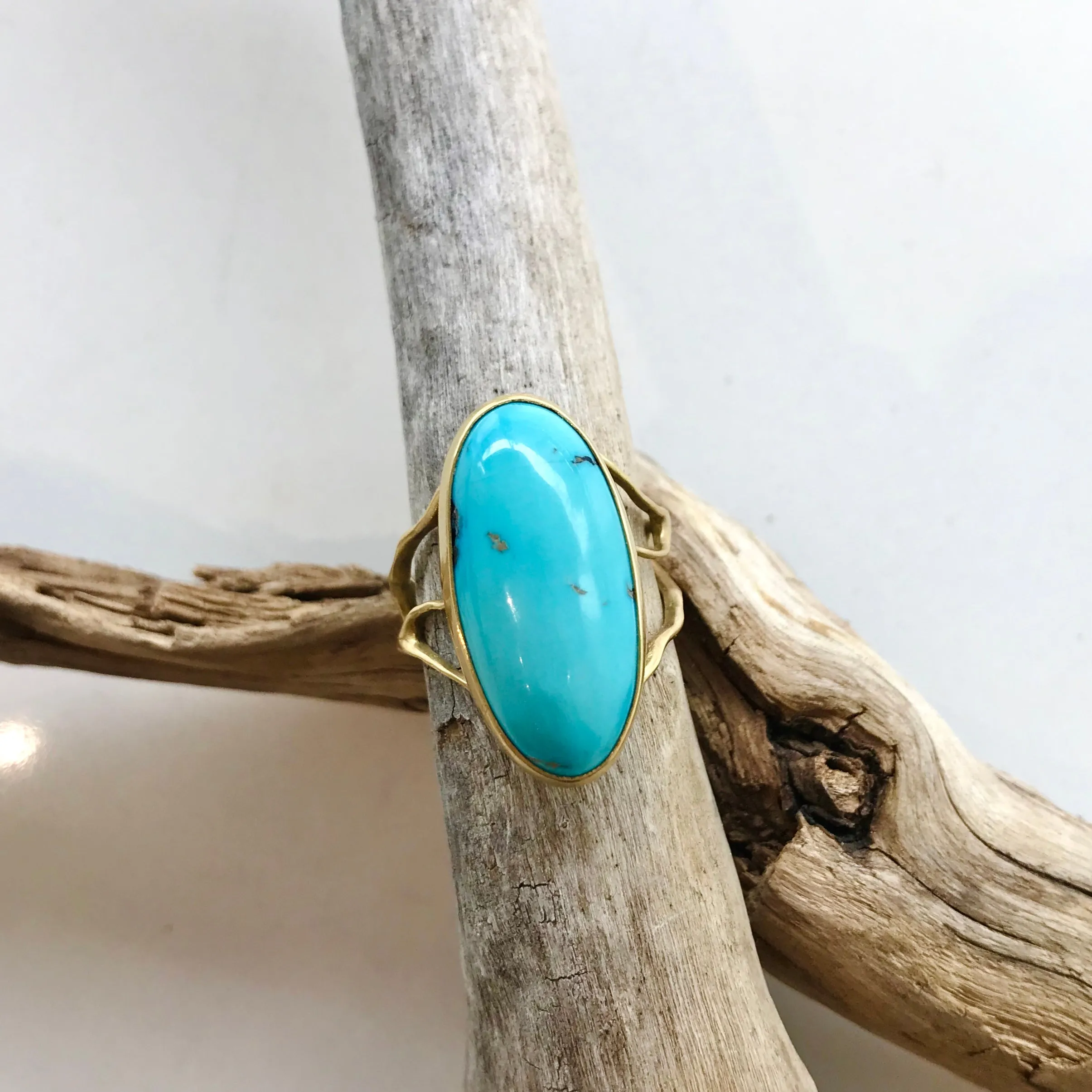 Turquoise Branch Ring