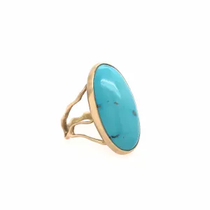 Turquoise Branch Ring