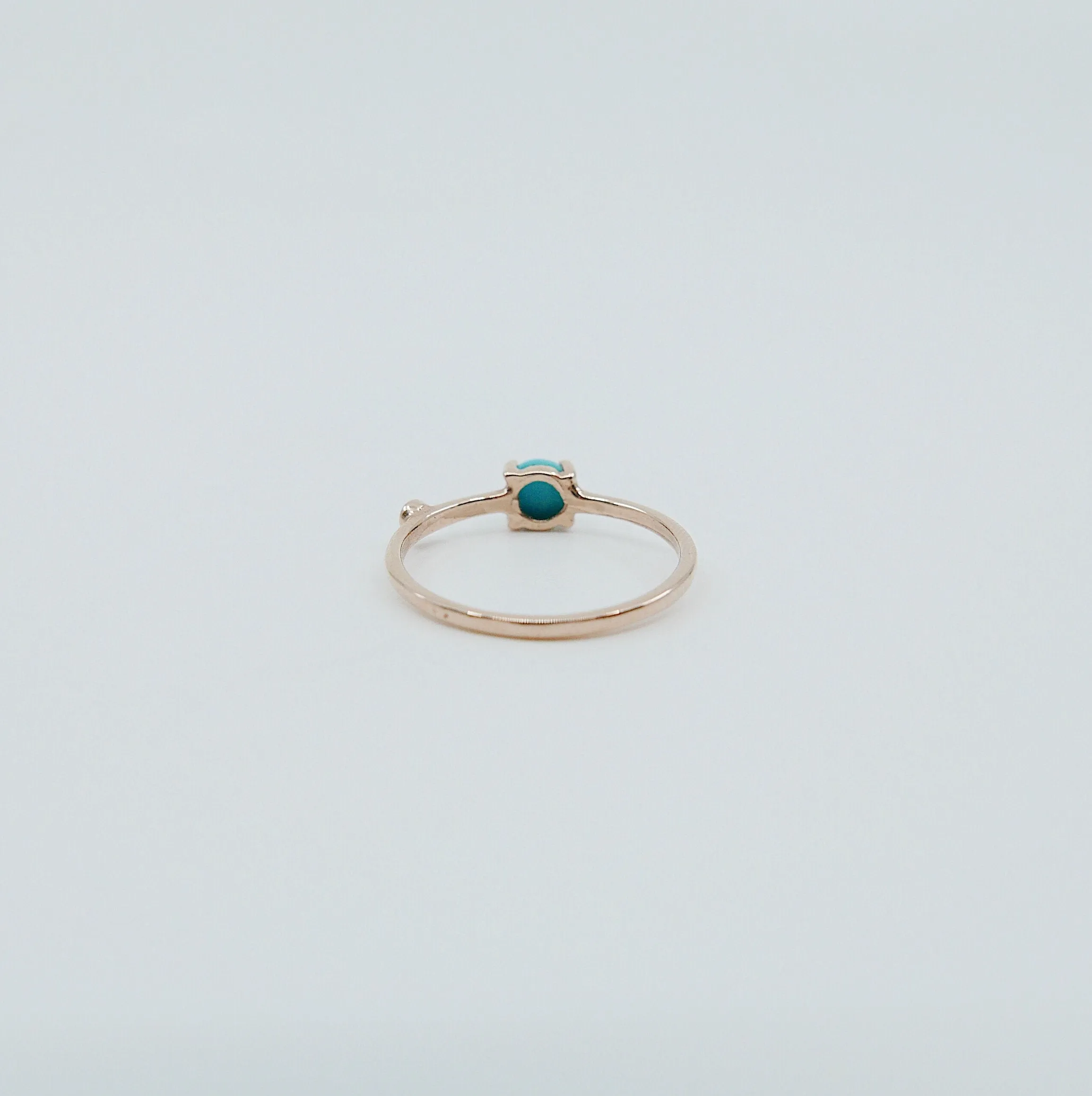 Turquoise Duet Ring - Medium
