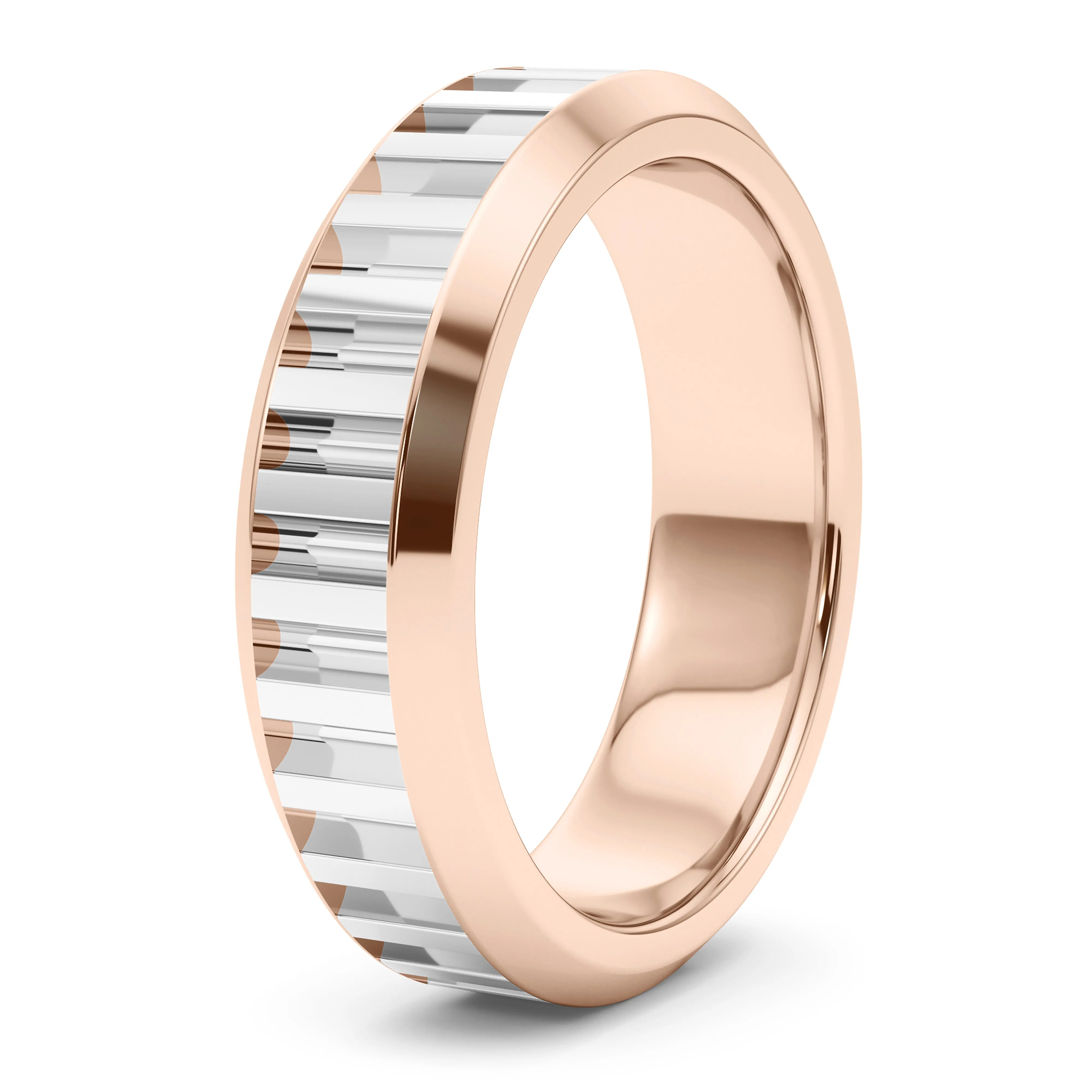 Two Tone Fluted Band
