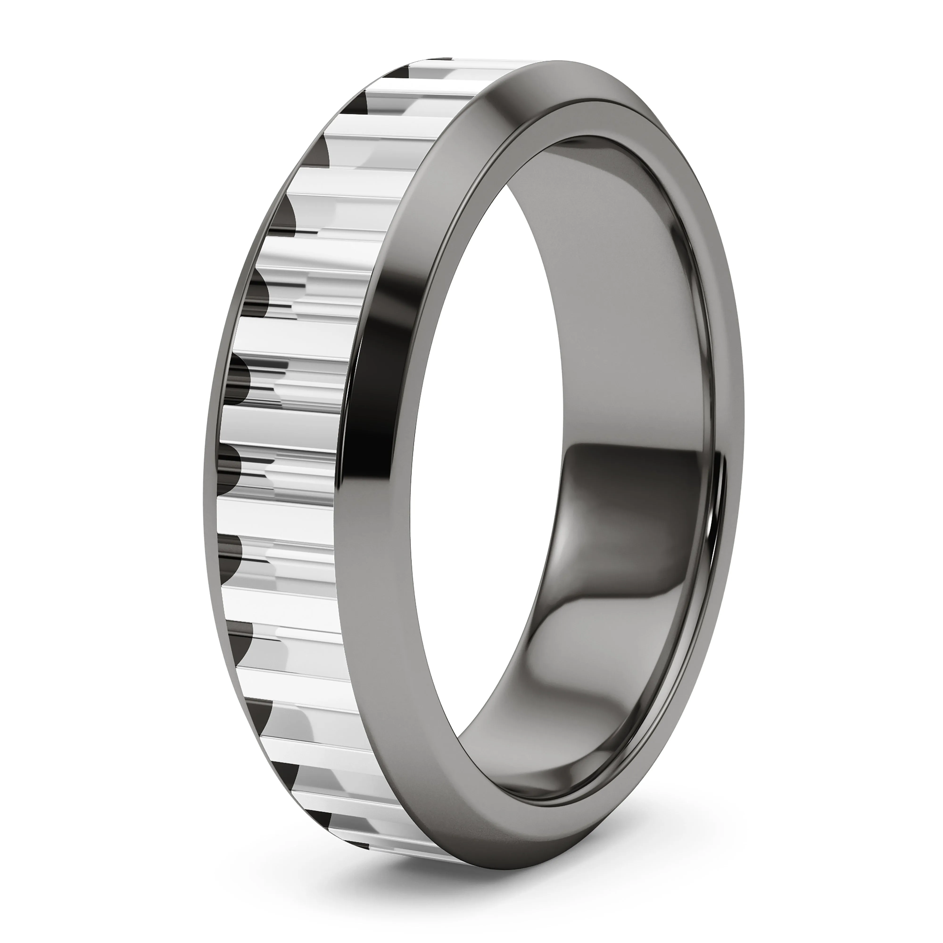 Two Tone Fluted Band