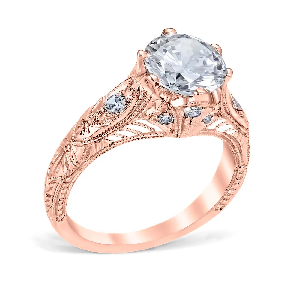 Venetian Crown Engagement Ring