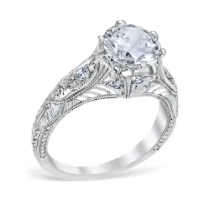 Venetian Crown Engagement Ring