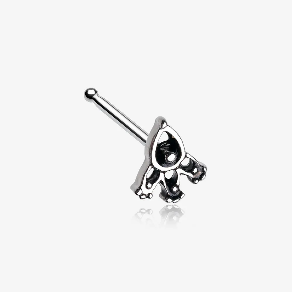 Victoria Trident Icon Nose Stud Ring