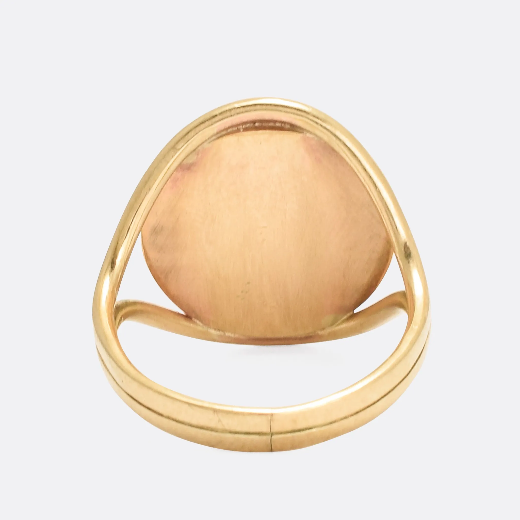 Vintage Amber Cabochon Ring