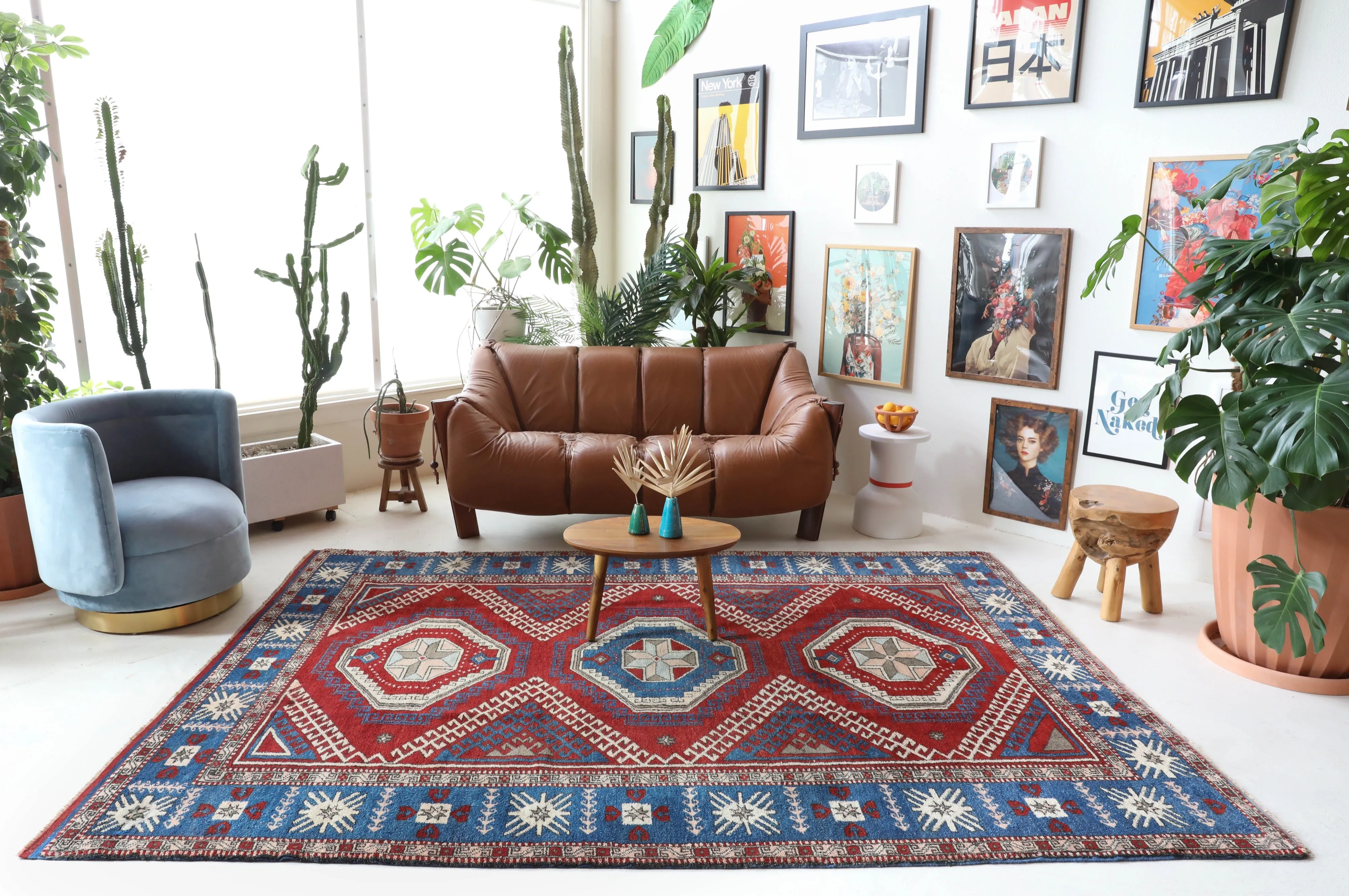 Vintage Canakkale Rug 6'8"x9'2"