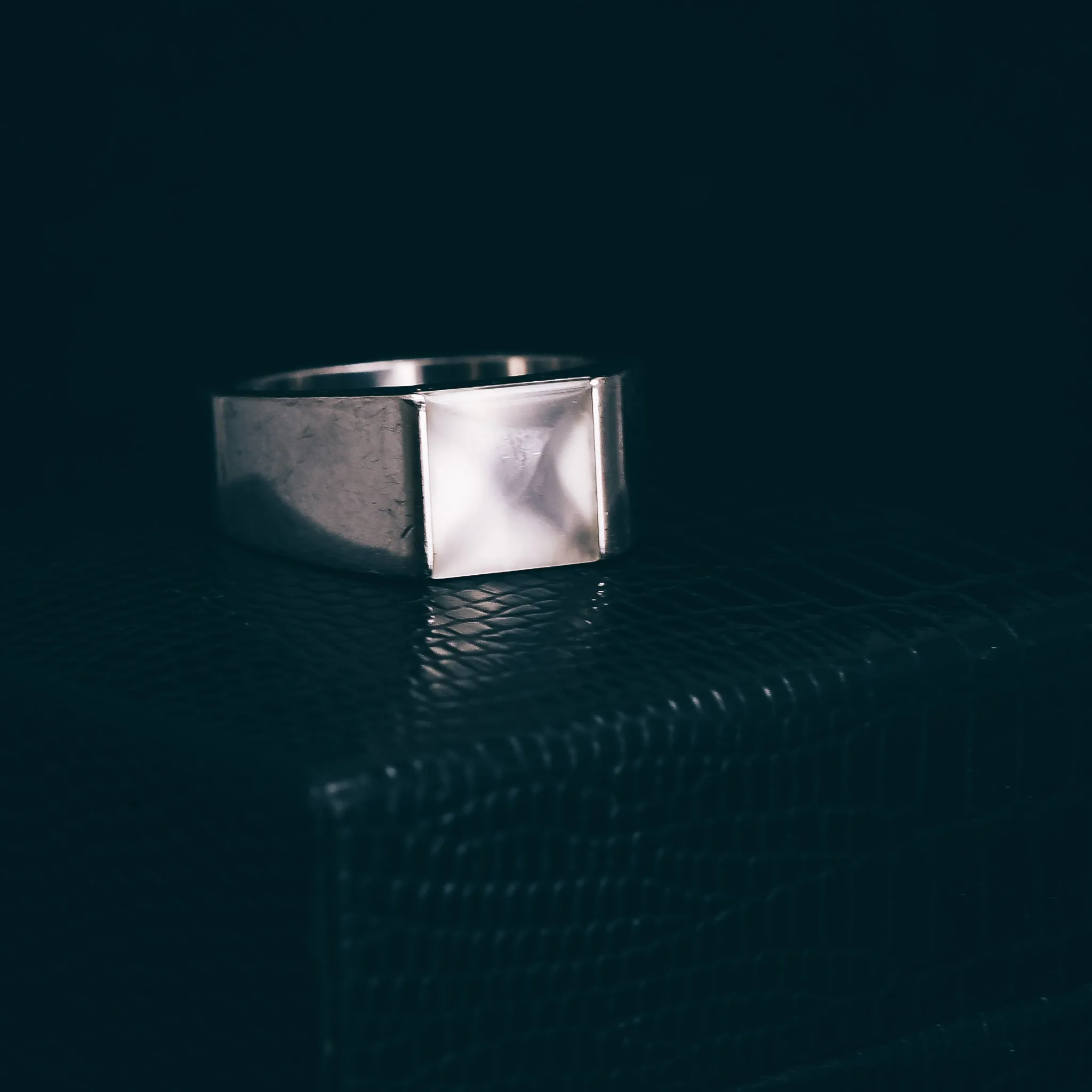 Vintage Cartier Moonstone Signet Ring