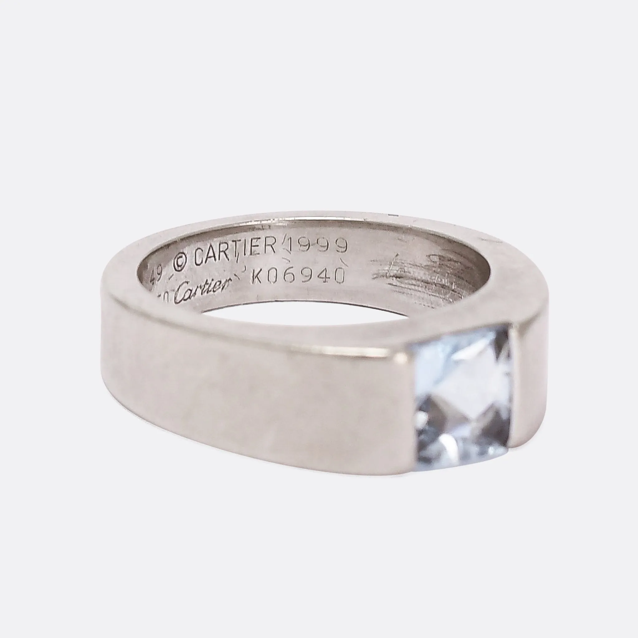 Vintage Cartier Topaz Signet Ring