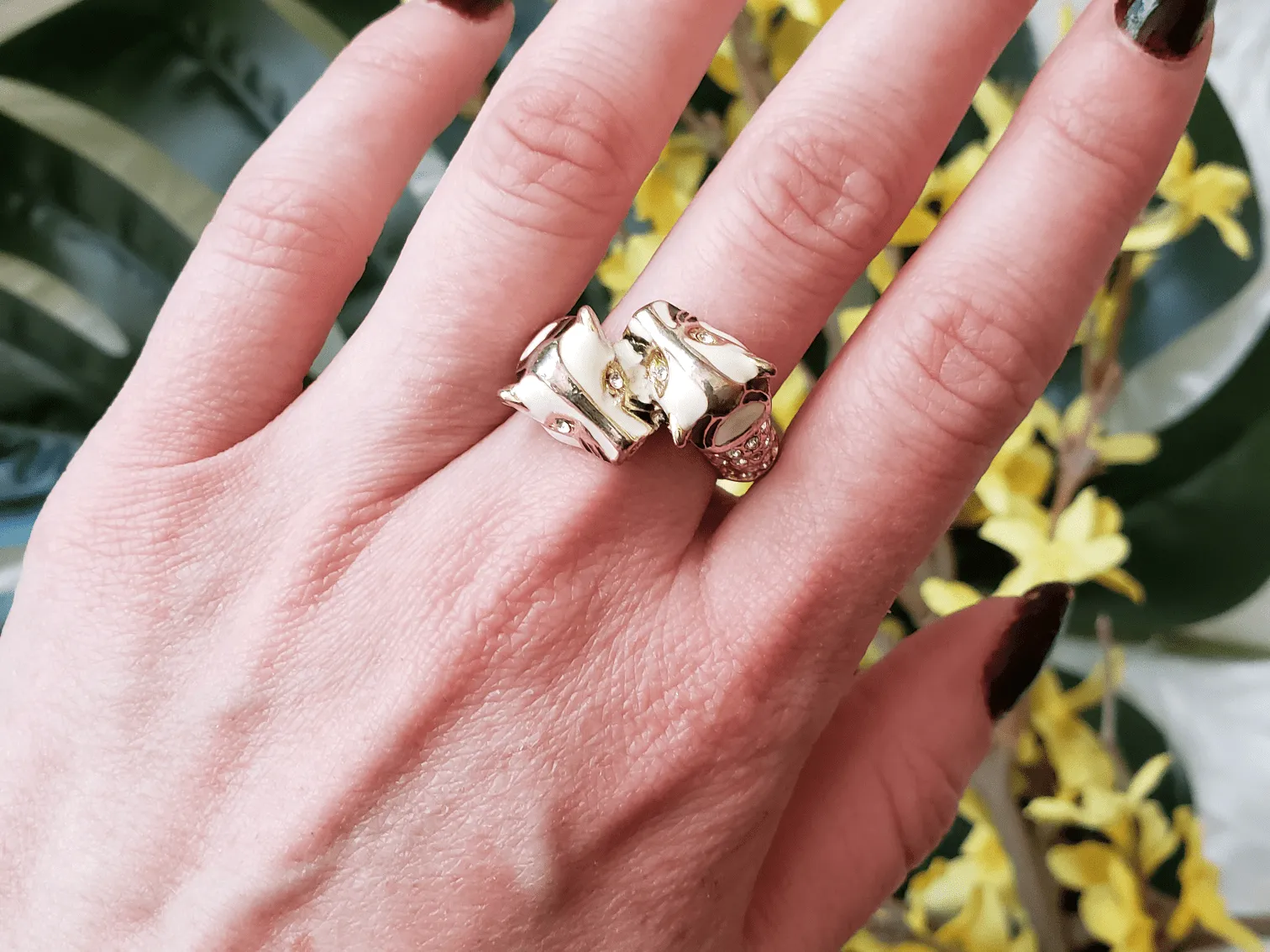 Vintage - Double Panther Ring