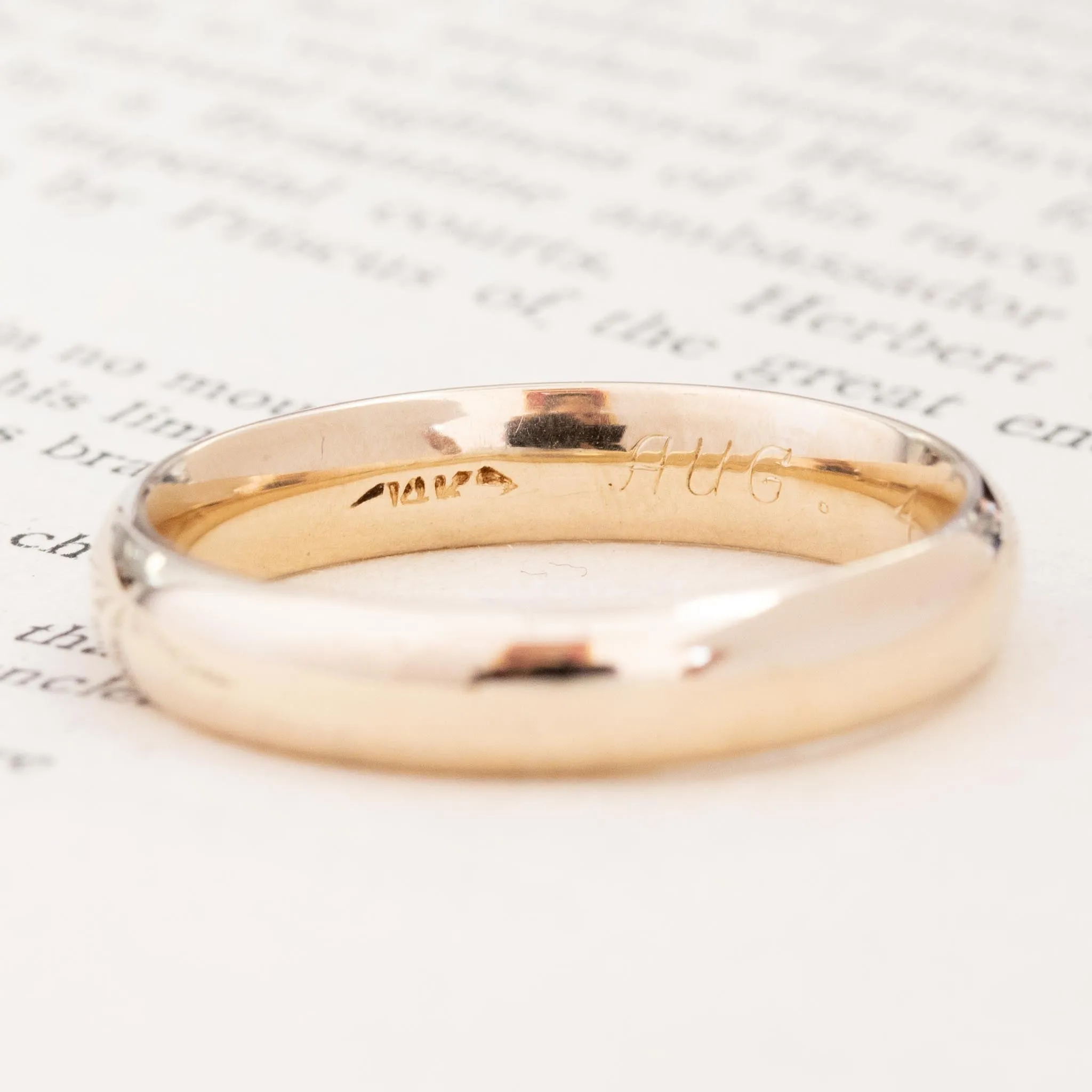 Vintage Men's Wedding Band, Size 13.25