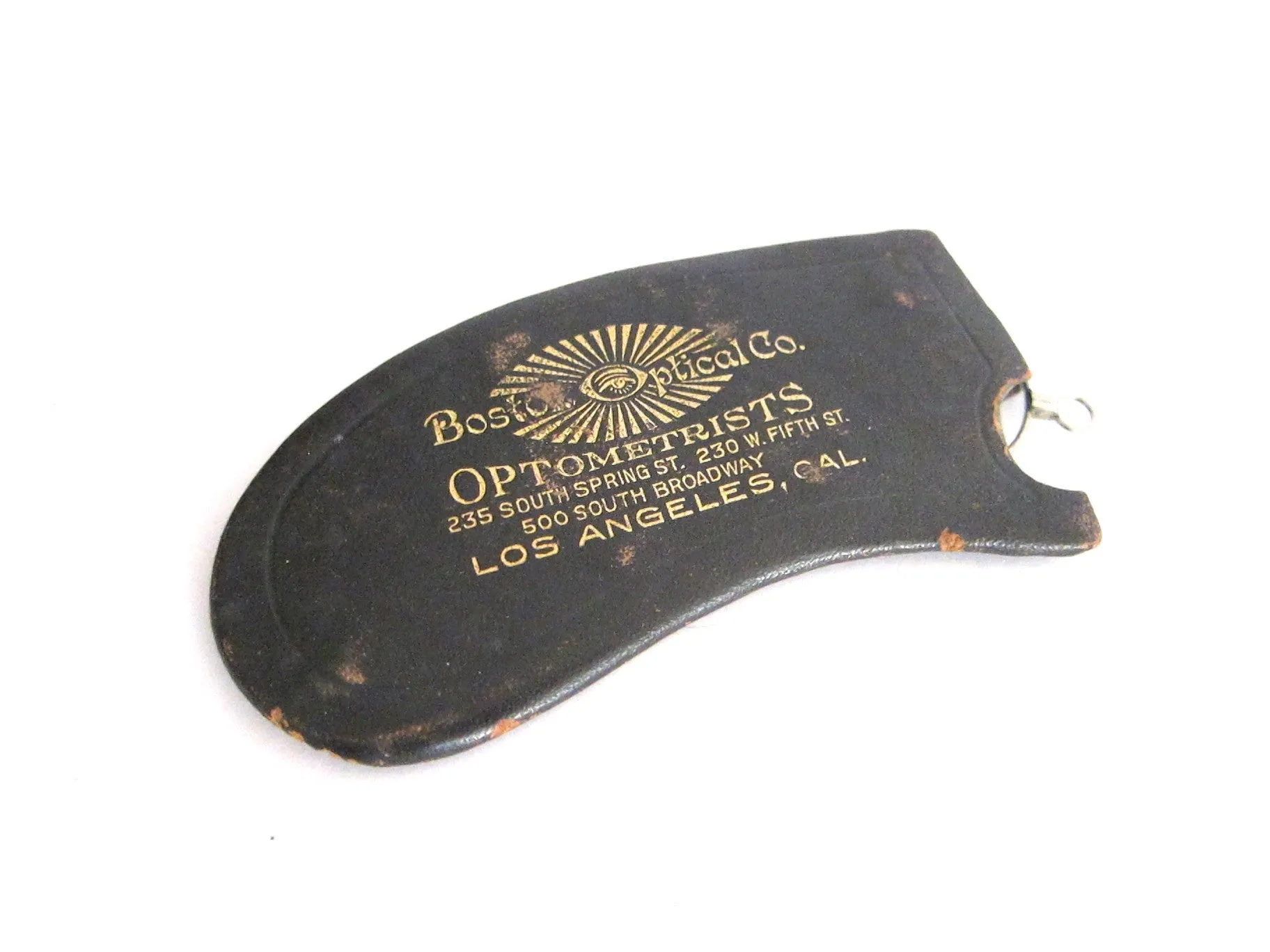 Vintage Pince Nez Glasses with Leather Case