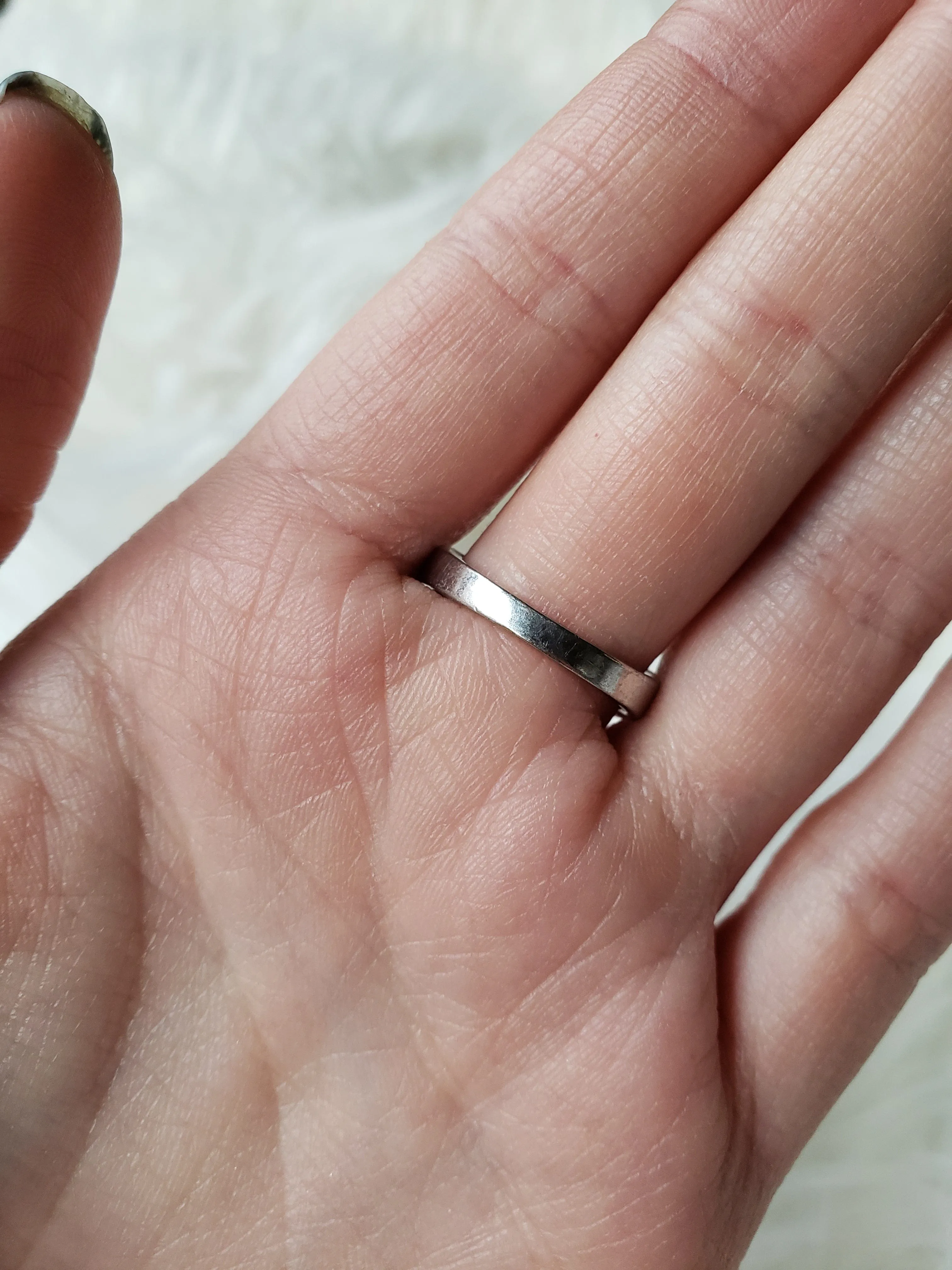 Vintage - Purple & Silver Ring