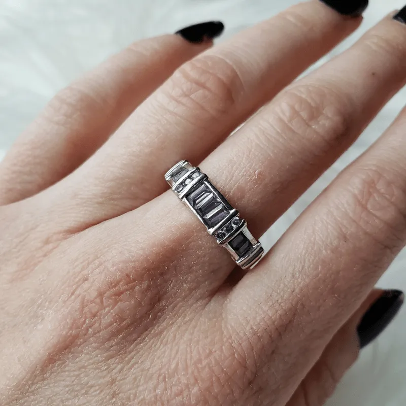 Vintage - Purple & Silver Ring