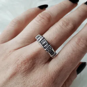 Vintage - Purple & Silver Ring