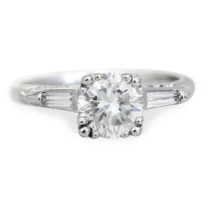 Vintage Tapered Baguette Ring