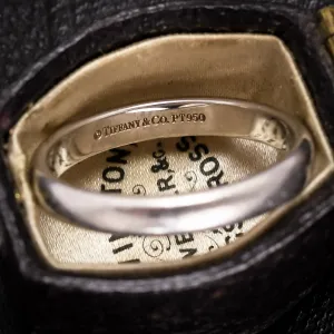 Vintage Tiffany & Co Platinum Wedding Band