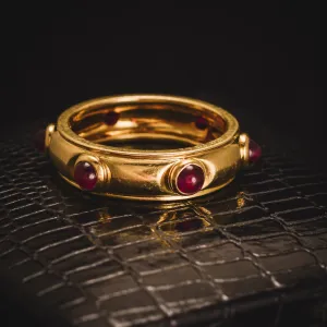 Vintage Tiffany & Co Ruby Cabochon Eternity