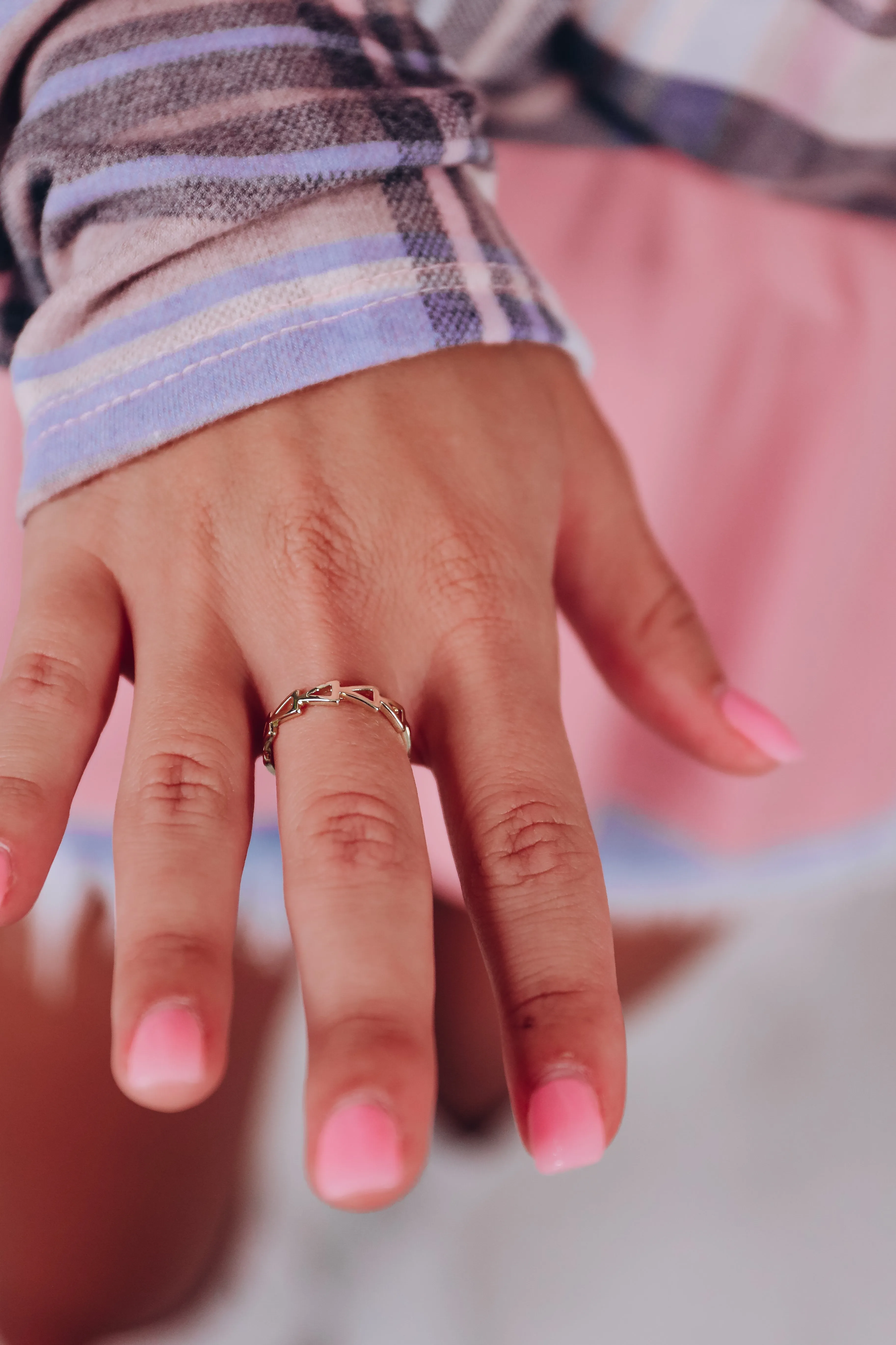 Walk This Way Ring by B.b.Lila - Gold