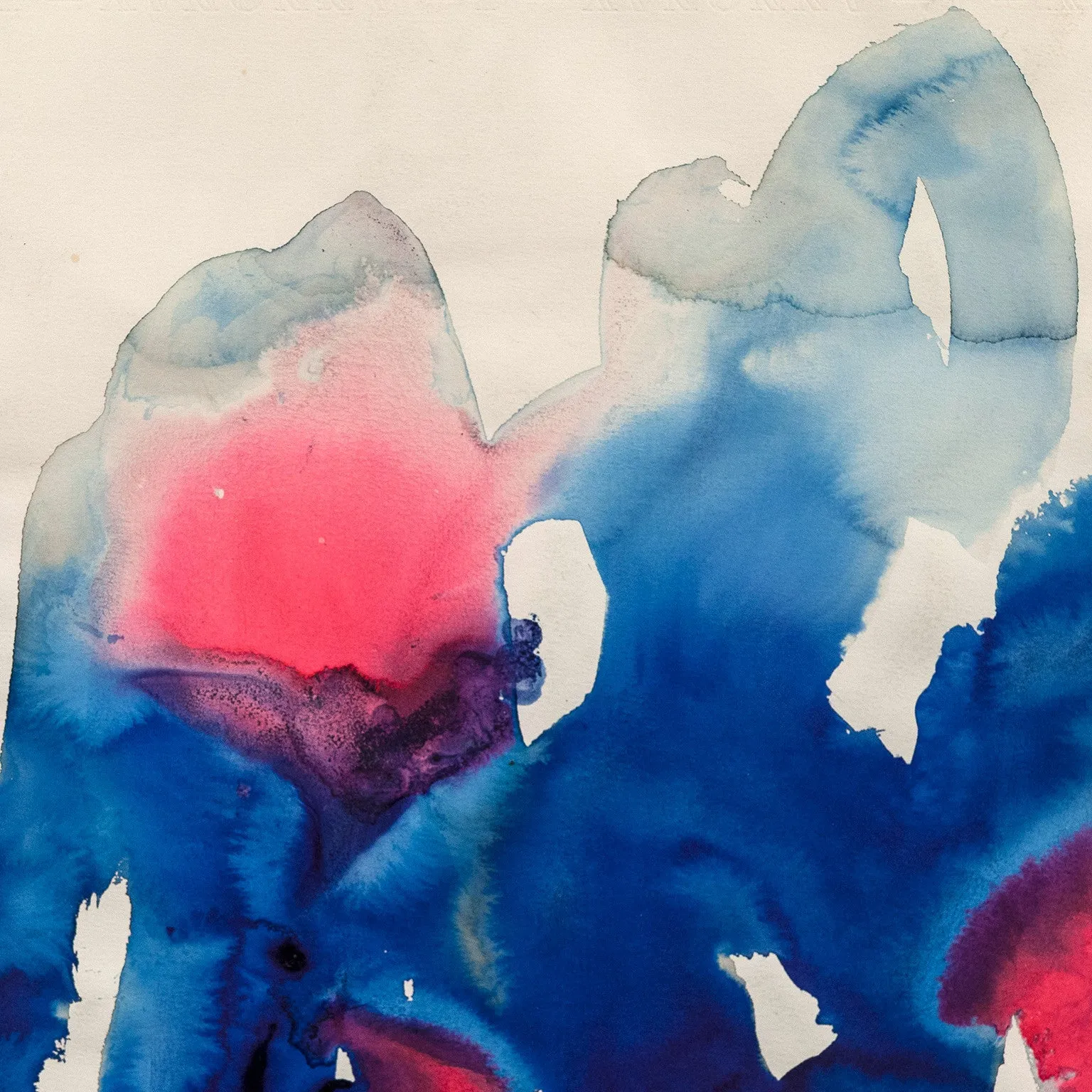 WILLIAM RONALD "BLUE RASPBERRY" WATERCOLOR, 1967